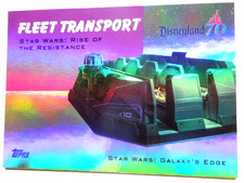 Topps Disneyland 2025 70th Ann. Foil Card #T54-17 Fleet Transport Star Wars MINT
