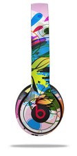 Skin Wrap for Beats Solo Wireless 2 3 4 Floral Splash SKIN ONLY