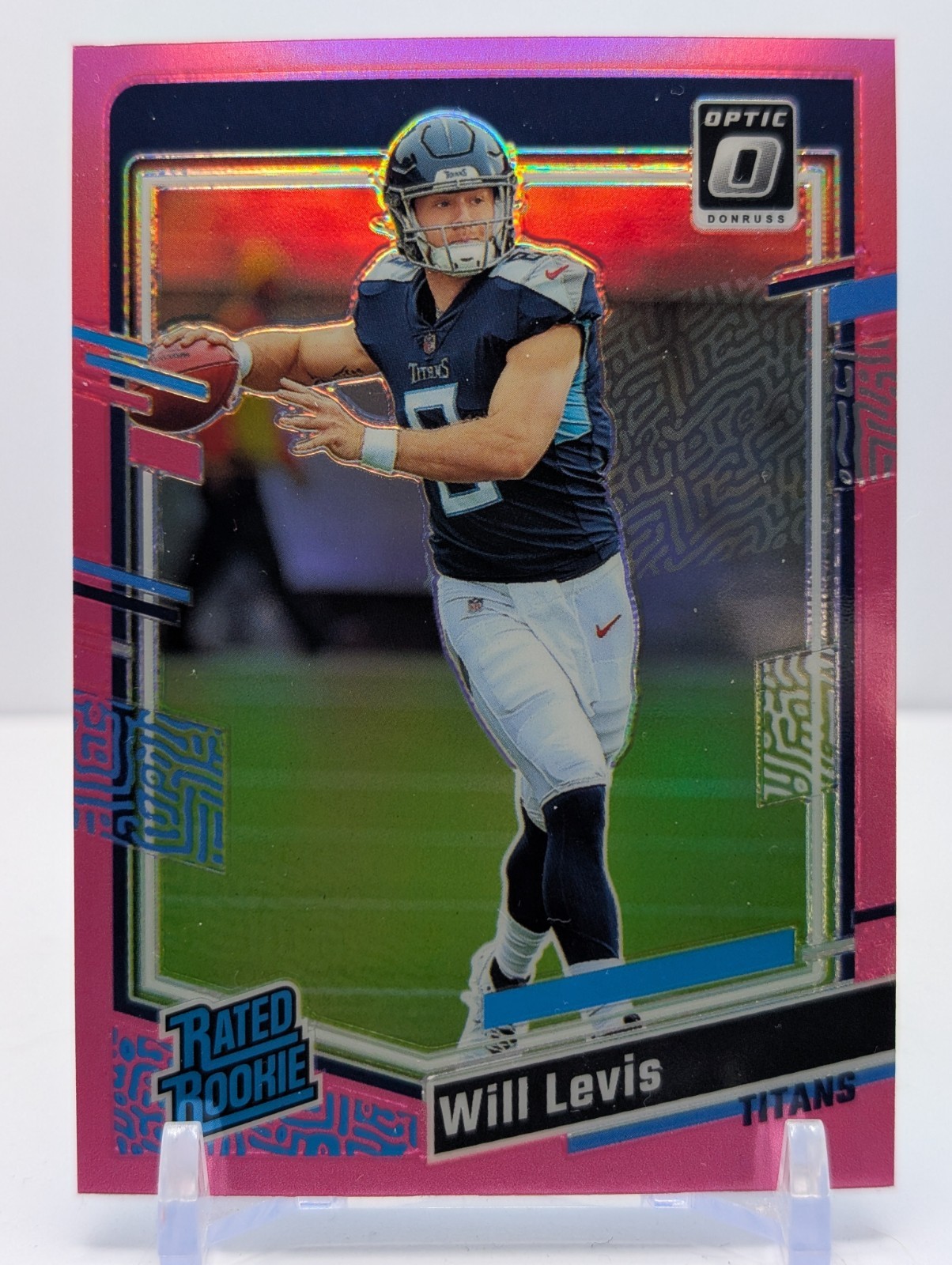 2023 Panini Donruss Optic - Rated Rookie Will Levis #298 Pink Prizm (RC)