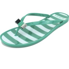 COACH Womens Landon Jade/Jade-White Sandal 10