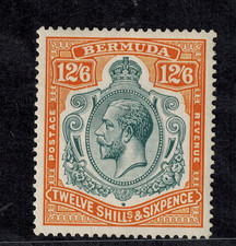 Bermuda 1932 KG V SG 93 12S 6d WELL CENTERED MNH GEM CV L250++