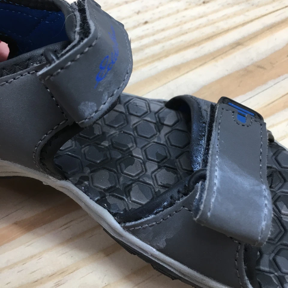 Босоножки Eddie Bauer молодежные 1 M для мальчиков Cascadia спортивные регулируемые с ремешком серые - Изображение 2 из 4