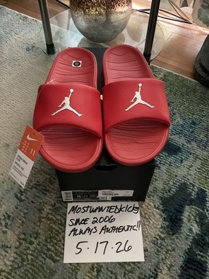 DS 2021 Nike Air Jordan Break Slide University Red Men s Sz 11
