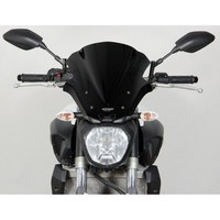 Windschutzscheibe MRA Racingscheibe NRM Schwarz Mit ABE FüR Yamaha MT-07
