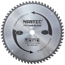 12 Inch 60 Tooth Miter Saw Blade for Wood Cutting with 1-Inch Arbor 12 Inch 60T