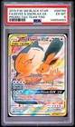 2019 POKEMON SM BLACK STAR PROMO TAG TEAM TINS FULL ART/EEVEE & SNORLAX GX PSA 6