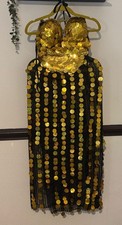 Gold Sequin Belly Dancing