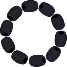 10 Pack Lapel Microphone Windscreen, Headset Windscreen, Mic Foam Covers Lava...