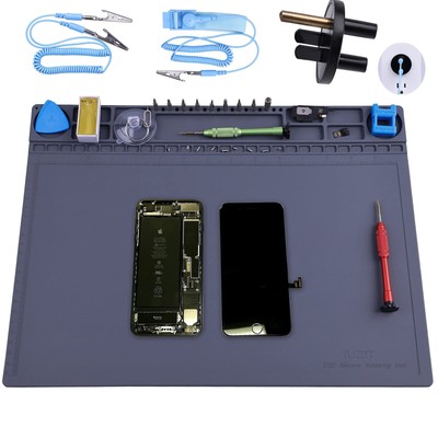 Anti Static Mat for PC Building, Computer Electronics Repair, 932°F ESD Solde...