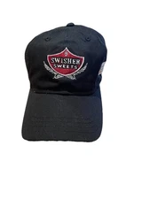 Swisher Sweets Hat Cap Strap Back Black Red Embroidered Patch Mens Cigars