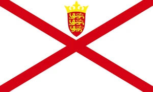 Jersey Flag Self Adhesive Sticker