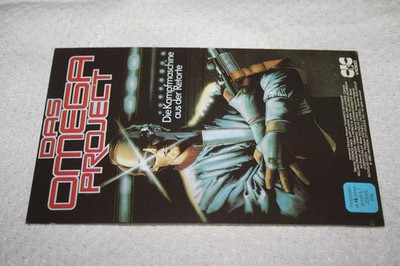 Postkarte CIC Video VHS Film Das Omega Project Vintage Retro 1980er Sammler