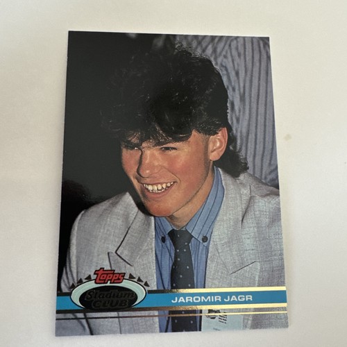 Jaromir Jagr #343 1991 Stadium Club card