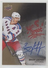 2025 New York Rangers Centennial 34th Street Brian Leetch #34S-16 Auto HOF 2vh