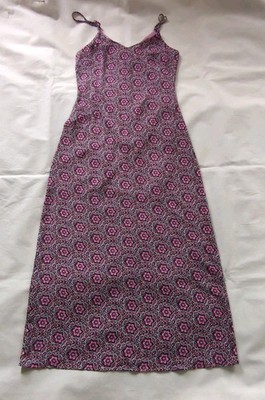 Catherine Malandrino  Adjustable Strap Tank Maxi Dress Floral Lined Size XS