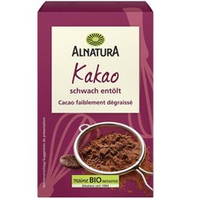 125G Alnatura Cacao Bio Faible En Graisse Pour Boissons Gâteaux Et Desserts