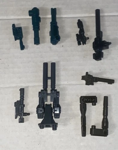 1986 Hasbro Transformers G1 Bruticus Accessories For All 4 Smaller Robots-NICE!