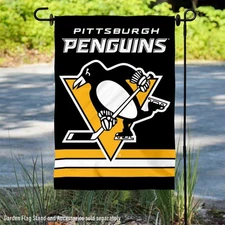 Pittsburgh Penguins Garden Flag and Yard Banner