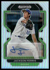 2022 Panini Prizm Draft Picks #PDP47 Jackson Ferris Base Autographs Silver