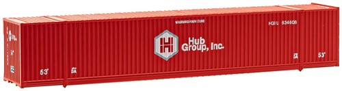 Contenedor Atlas escala N 53' paquete de 3 bujes grupo/naranja #634758/634776/634783 | Condition: New