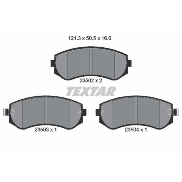 Textar BremsbeläGe Bremsbelegsatz Vorne FüR Nissan Almera I Hatchback-image