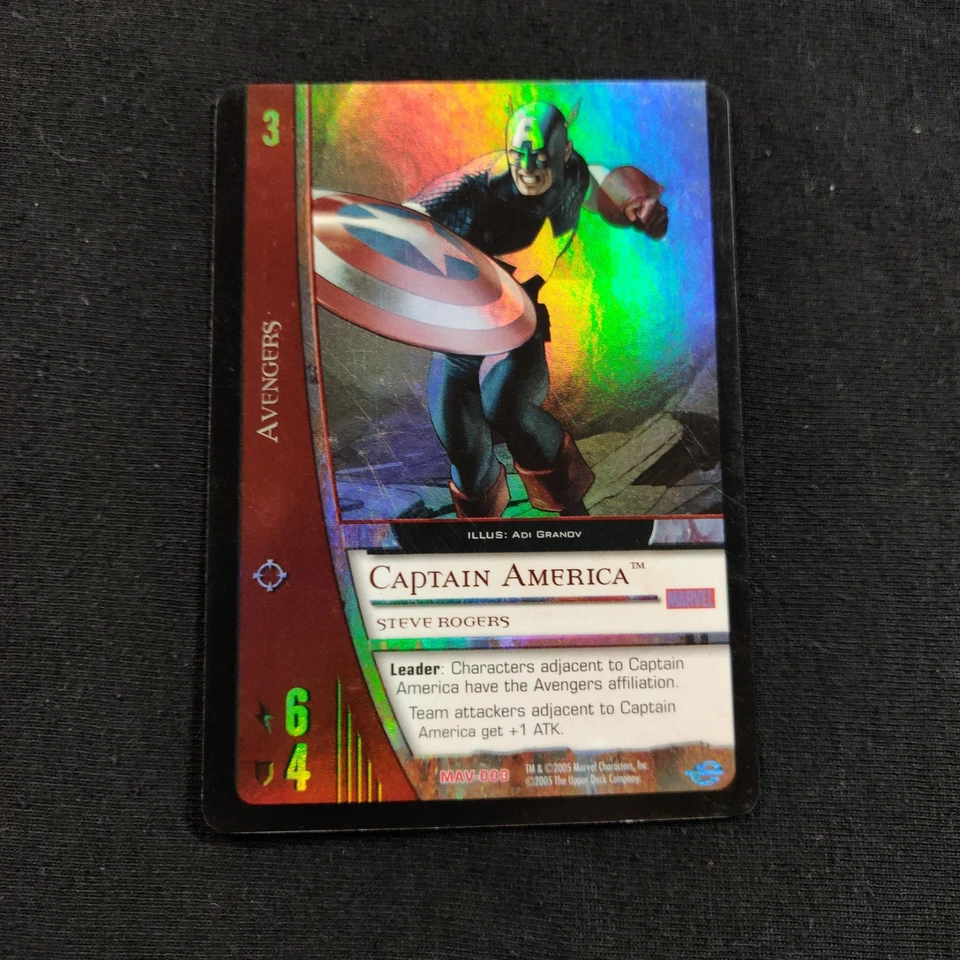 Captain America& Ironman Full Art Promo Set Marvel VS System Tcg Card 2005 MP - Image 2 of 4