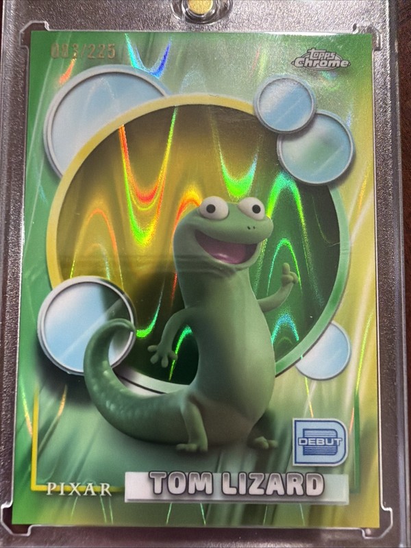 Very Rare 2026 Topps Chrome Tom Lizard 83 Of 225 Green Refractor Disney