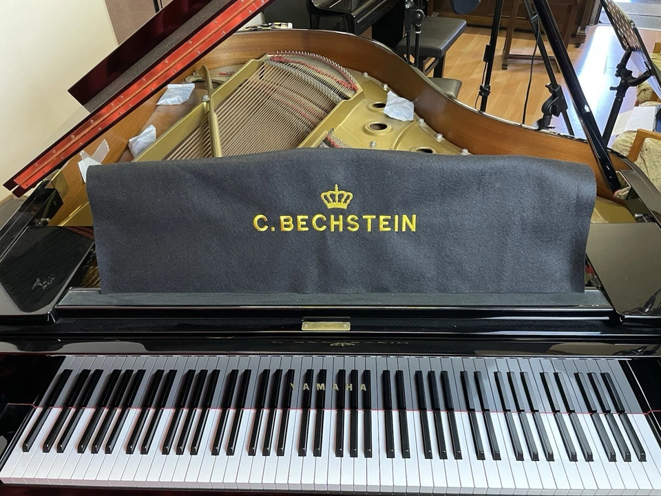 C. BECHSTEIN Piano de cola Música Escritorio Soporte Cubierta Pura Lana Merino Australiana ¡LUJO! Foto 4 de 4