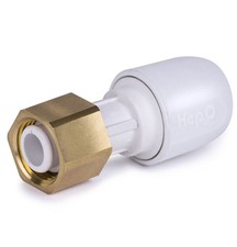 Hep2O 15mm x 1/2 Inch Straight Tap Connector - PACK OF 5 - FREE 1 Day Delivery