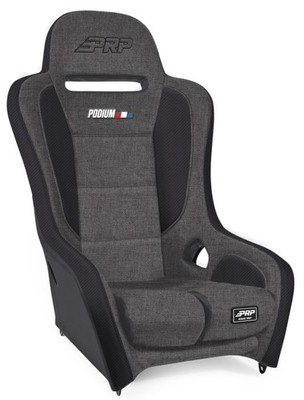 PRP Seats Podium Elite Suspension Seat - All Grey/Black for Off-Road Racing