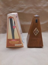 VTG Wittner 813M Maelzel Metronome Walnut Mechanical Bell W Germany Orig Box