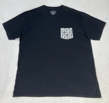 Firestone Walker T-Shirt Mens XL 805 Beer Shirt Black With Pattern Pocket Crew