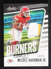2020 Panini Absolute Burners Relics Prime 13/25 Mecole Hardman Jr #1 0c6