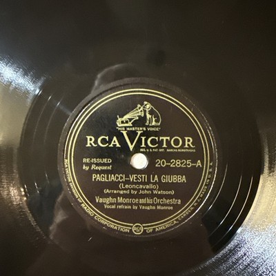 Vaughn Monroe 78 Single 10-inch RCA Victor Records #20-2825-A Respectfully Yours
