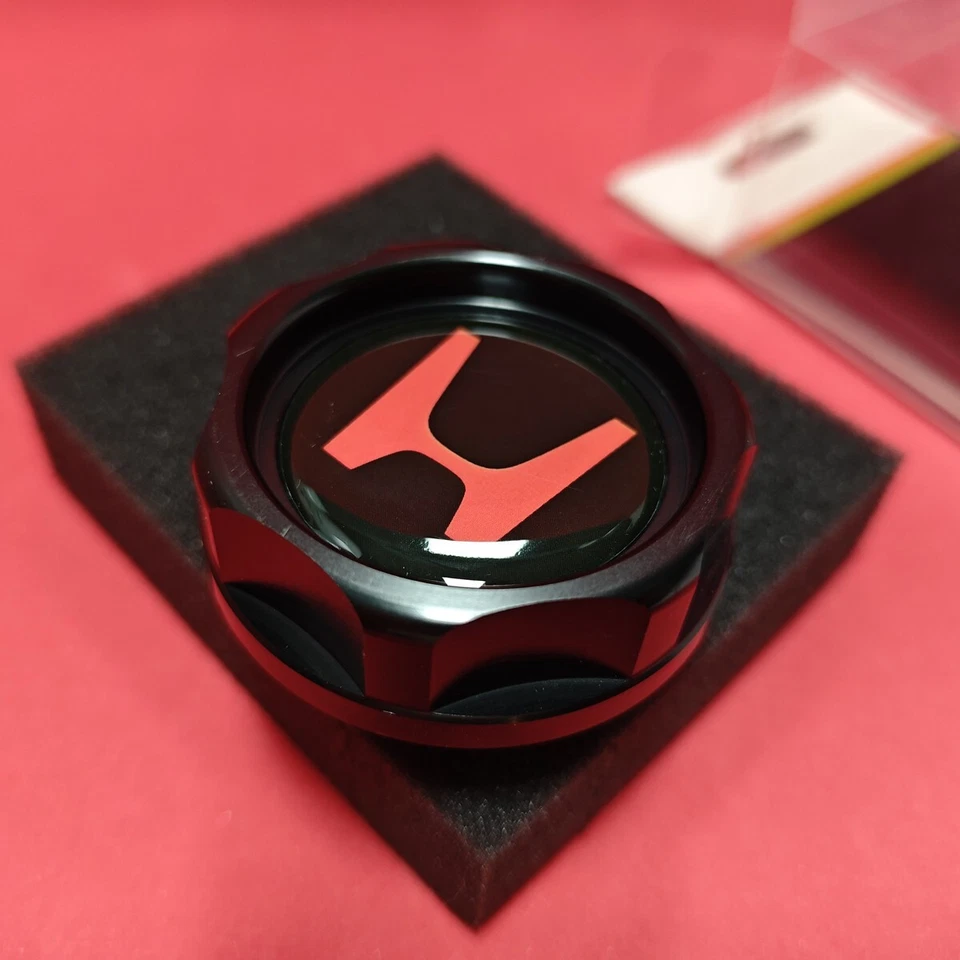 BLACK H SPORT ENGINE OIL FILLER CAP for CIVIC ACCORD RSX K20A S2000 CR-Z TYPE R - Bild 4 von 4