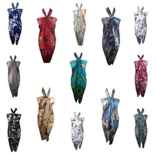 Ladies Butterfly Sarong Scarf Dress Wrap Cover Up Beachwear Poolwear Swimwear