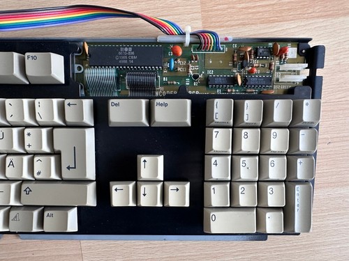 Clavier SAMSUNG pour/for AMIGA 500/A500+ LED:ROUGE/VERT, fonctionne.. #04 25 - Photo 6 sur 9