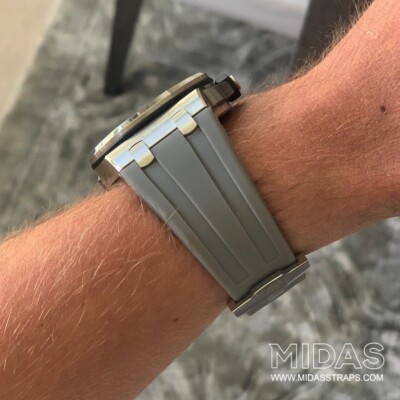 42mm Royal Oak Offshore & Diver Grey Rubber Watch Strap Audemars Piguet 