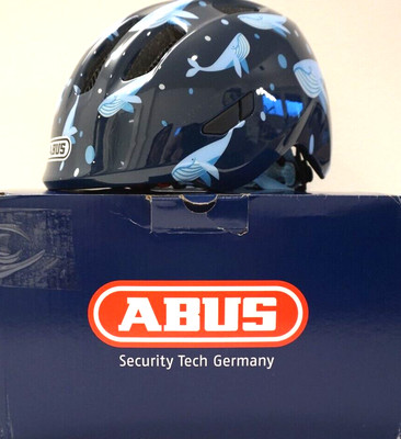 Kinderhelm ABUS Smiley 3.0 Fahrradhelm tiefe Passform Gr.S 45-50 cm,Blau