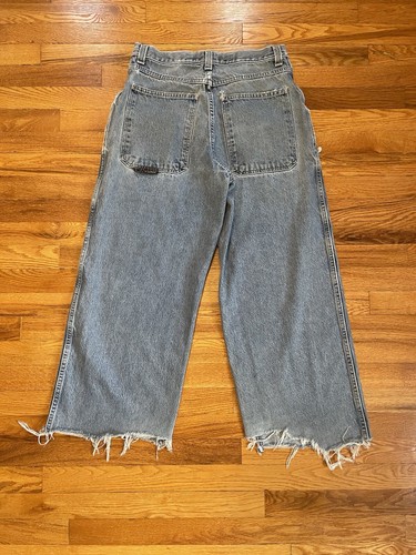 90s JNCO Crowns Holy Grail Jeans Pants 34x26 Skater Baggy Grunge Holy Grail - Picture 2 of 8