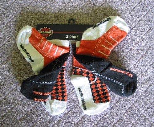 Harley Davidson Boys Kids Socks 7/8 - Picture 3 of 3