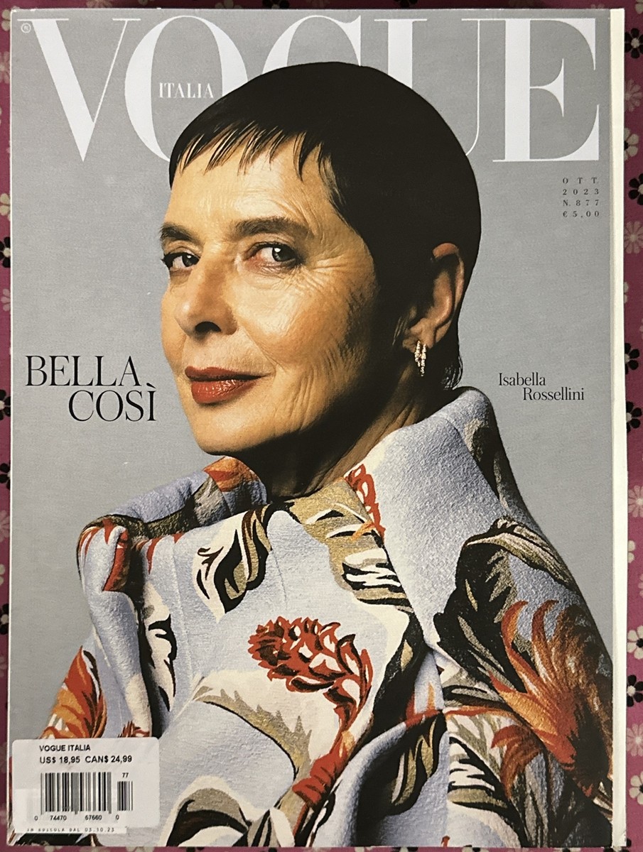VOGUE ITALIA Magazine no 877 ISABELLA ROSSELLINI October 2023 | eBay