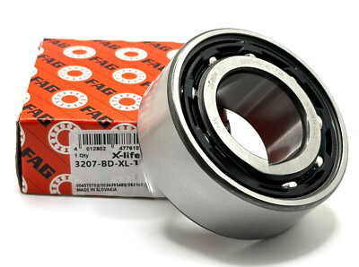 FAG 3207 BD XL TVH C3 ANGULAR CONTACT BALL BEARING 35x72x27mm