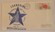 USS Canopus (AS 34) launching February 12 1965 Pascagoula Mississippi