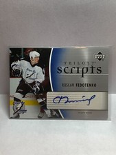 2006-07 Upper Deck Trilogy Scripts #TSRF Ruslan Fedotenko