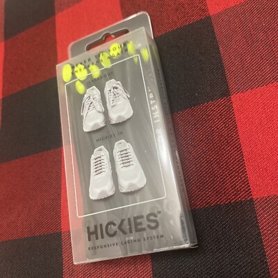 Hickies Responsive Lacing System No Tie Shoelace Replacement Shoe Lace Set 14 pc