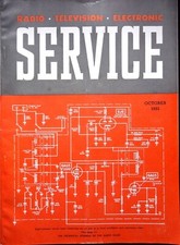 EIGHT AND TWELVE-CHANNEL TURRET TUNERS - SERVICE MAGAZINE, OCTOBER, 1951