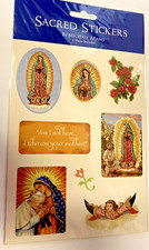 Our Lady of Guadalupe Stickers assorted , 3 sheets per package, New AB-069
