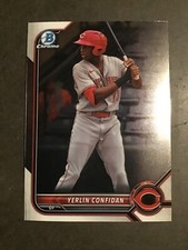 2022 Bowman Draft Yerlin Confidan Chrome Prospect Cincinnati Reds