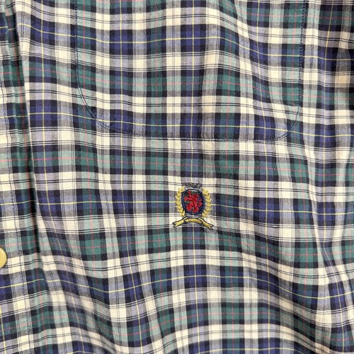 Vintage Tommy Hilfiger Men's Multicolor Button-Down 90's / Y2K Shirt Size M - Picture 5 of 8